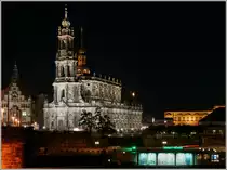 Nachtaufnahme der Hofkirche.
(22.09.2010)