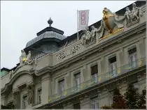 Jugendstilfassaden wie hier am Stubenring sind in Wien h�ufig zu sehen. 02.10.2010