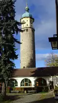 Schlo�turm in Arnstadt, Th�ringens �lteste Stadt - 24.10.2010