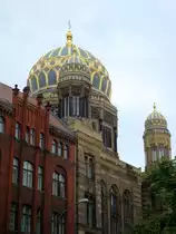 Synagoge Oranienburger Stra�e, im Berliner Bezirk Mitte. 15.5.2009