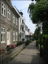 Der Hamburger Stadtteil Oevelg�nne im Juli 2005.