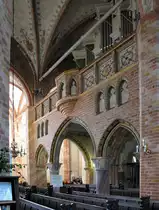 Marienkirche zu Bergen auf R�gen; Innenansicht nach S�dwesten; 06.112010
