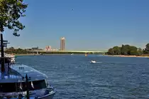 K�ln-Rhein mit Zoobr�cke - 10.10.2010