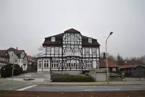 Fachwerkaus in Goslar, am 14.11.10.