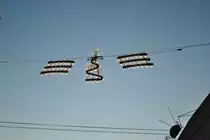 Weihnachtsbeleuchtung in Lehrte, am 24-11-10.