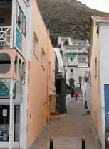 Alfred Stiege mit der Moschee. Simons Town, 20.11.2010
