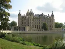 Schweriner Schlo� mit Burgsee, BUGA 2009 Schwerin 16.09.2009