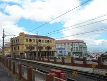 Hotelanlage an der Beach Road. Im Hintergrund das Greens-Spital. Muizenberg, 20.11.2010
