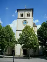 Gaggenau im Murgtal/Schwarzwald, die St.Joseph Kirche wurde vom Baumeister Joh.Schroth von 1899-1901 im neoromanischen Stil erbaut, nach Kriegszerst�rungen 1950 neu eingeweiht, Aug.2010