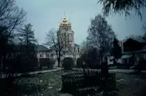 Ein kalter und tr�ber Wintertag im November 1981. Neujungfrauenkloster in Moskau.