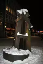 Kunstwerk in Hannover. Foto vom 17.12.2010.