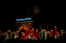 Die Weihnachtsdekoration des Goodwood Park Hotels in Singapur im November 1988