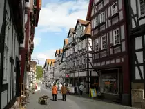 Melsungen, sch�nes hessisches Fachwerk, Mai 2005