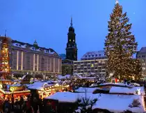 Weihnachtsgru� vom 576. Dresdner Striezelmarkt