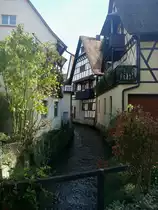 Oberkirch in der Ortenau, H�user am M�hlbach, Okt.2010