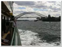 R�ckfahrt von Manly mit der   Ferry   Elizabeth ... Oktober 2004
