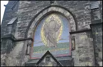 Ein Bild an der Markuskirche, in Hannover. Foto vom 23.01.2011.