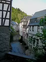 Monschau, mittelalterliches St�dtchen an der Rur mit viel Fachwerk, Mai 2005 