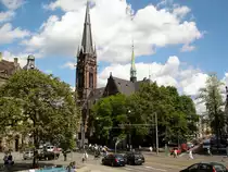 Saarbr�cken, die St.Johanneskirche im neugotischen Stil von 1894-98 erbaut, Mai 2005