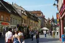 Brasov (Kronstadt), Fu�g�ngerzone (10.08.2009)