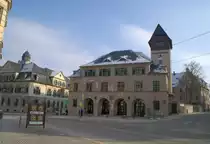 Die alte Feuerwache von Plauen, wurde umgebaut zu einer sch�nen Jugendherberge, die sehr rege genutzt wird ! Aufgenommen 21.02.2011