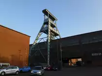 Ein alter F�rdertumr auf dem Gel�nde der ehemaligen Zeche Ewald in Herten am 22.02.2011.