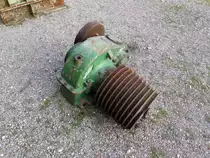 Ein altes Maschinenteil auf dem Gel�nde der ehemaligen Zeche Ewald in Herten am 22.02.2011.