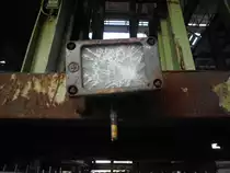 Eine alte Leuchtanzeige an einem F�rderger�st auf dem Gel�nde der ehemaligen Zeche Ewald in Herten am 22.02.2011.