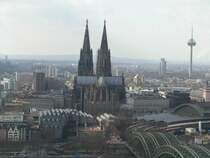 Der K�lner Dom am 10.3.2007
