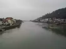 Der Neckar in Heidelberg am 24.02.11