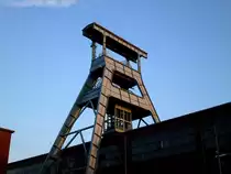 Ein altes F�rderger�st auf dem Gel�nde der ehemaligen Zeche Ewald in Herten am 22.02.2011.