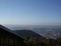 Heidelberg von K�nigsstuhl aus am 09.10.10