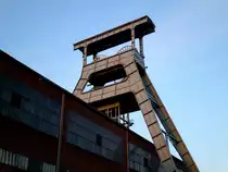 Ein altes F�rderger�st auf dem Gel�nde der ehemaligen Zeche Ewald in Herten am 22.02.2011.

