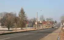  Gr�ner Pfad Guben/Gubin. Cottbuser Stra�e, Blickrichtung Flemmingstra�e, 26.02.2011


