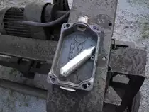 Elektrische Bauteile auf einer alten Maschine auf dem Gel�nde der ehemaligen Zeche Ewald in Herten am 22.02.2011. 