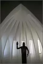 . St. Johann Baptist, Neu-Ulm: Blick in die auf der Ostseite angebaute runde Kapelle. 02.03.2011 (Matthias)