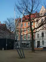 Ein Lichtbogen am Welfenplatz in Hannover, am 01.03.2011.