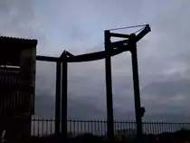 Reste einer Krananlage auf einem aufgegebenen Industriegel�nde in Bochum-Hiltrop am 13.03.2011.