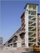 Schuppen 1 am Europahafen in der �berseestadt Bremen wird derzeit f�r neue Nutzungen umgebaut. 27.03.2011