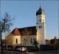 . Sp�tbarocke Pfarrkirche St. Martin in Westerstetten. 02.04.2011 (Matthias)