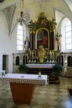 Wolfertsschwenden, Altar der St. Vitus Kirche, Landkreis Ostallg�u 
(09.04.2011)