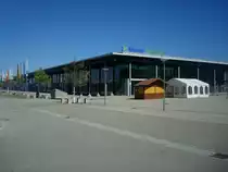 Freiburg im Breisgau, die Neue Messe besteht aus 4 Hallen, Gesamtfl�che 21.500 Quadratmeter, 2006 fertggestellt, April 2011