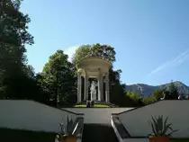 Schlo� Linderhof in Bayern, der Venustempel, Aug.2006