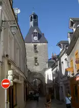 Amboise, Rue National und Turmuhr (30.06.2008)
