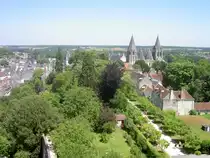 Loches, Ausblick auf die Altstadt (01.07.2008)