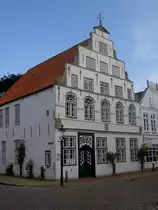 Friedrichstadt, Paludanus Haus, erbaut 1637, Versammlungshaus der 
d�nischen Gemeinschaft, Kreis Nordfriesland (11.05.2011)