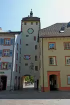 Waldshut am Hochrhein, das Schaffhauser Tor stadtausw�rts gesehen, Mai 2011