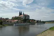 Blick auf die Albrechtsburg und den Dom in Mei�en. 29.05.2011