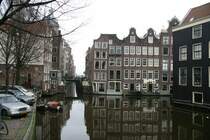 Beim Winterspaziergang durch Amsterdam; 04.03.2007