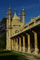 Brighton, Royal Pavillon, erbaut 1811 von John Nash, pseudo-indischer 
M�rchenpalast, bis 1845 k�nigliche Residenz (02.10.2009)